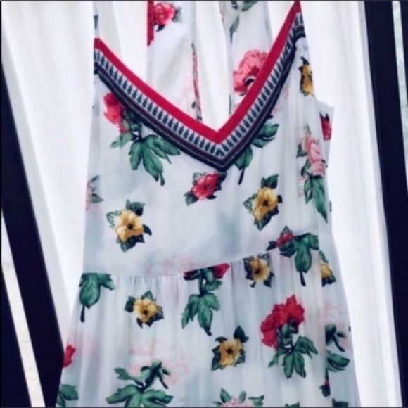 H&M Coachella Floral Cutout Boho Maxi Dress - Picture 5 of 8